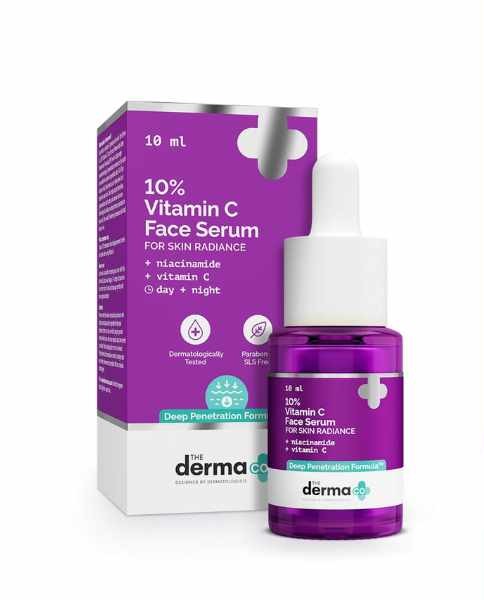 The Derma Co. 10% Vitamin C Face Serum, 10ml (8906087775690)