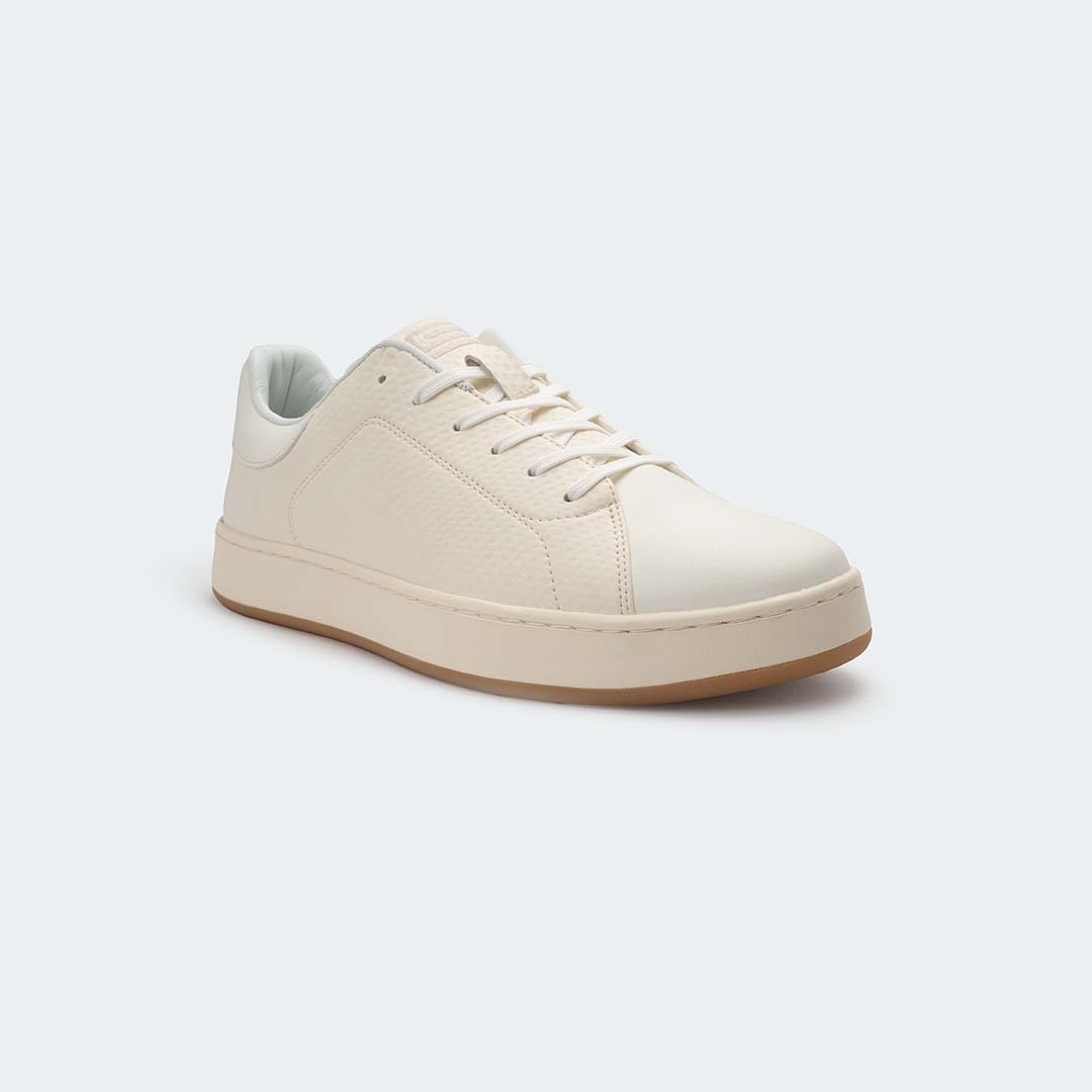 BRUNOX 577E.M -Cream Casual Sneakers For Men -Caliber Shoes Nepal