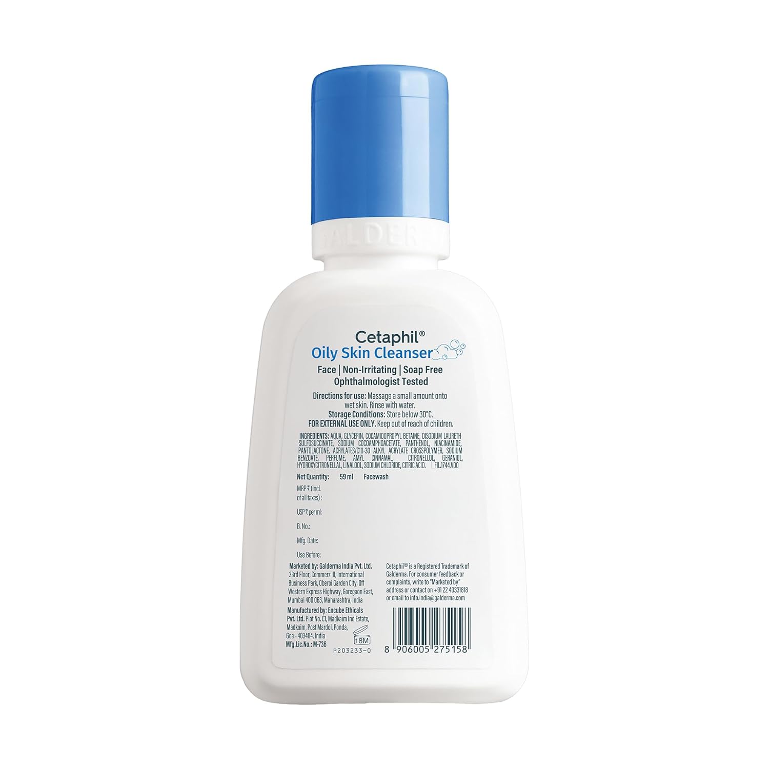 Cetaphile Oily Skin Cleanser, 60ml (GAL 000050)