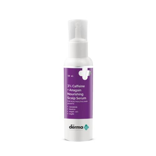 The Derma Co. 3% Caffeine + Anagain Nourishing Scalp Serum, 50ml (8906087779612)