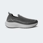SWIFTKNIT 763 -Grey Slip-On Shoes For Women -Caliber Shoes Nepal