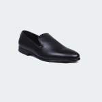 B 701 C -Black Slip On Formal Shoes For Men -Caliber Shoes Nepal