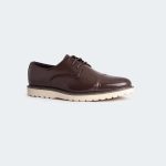 ANGELO B714SNY -Coffee Formal Shoes For Men -Caliber Shoes Nepal