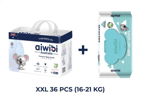 Aiwibi Baby Pants – XXL36 + Wipes