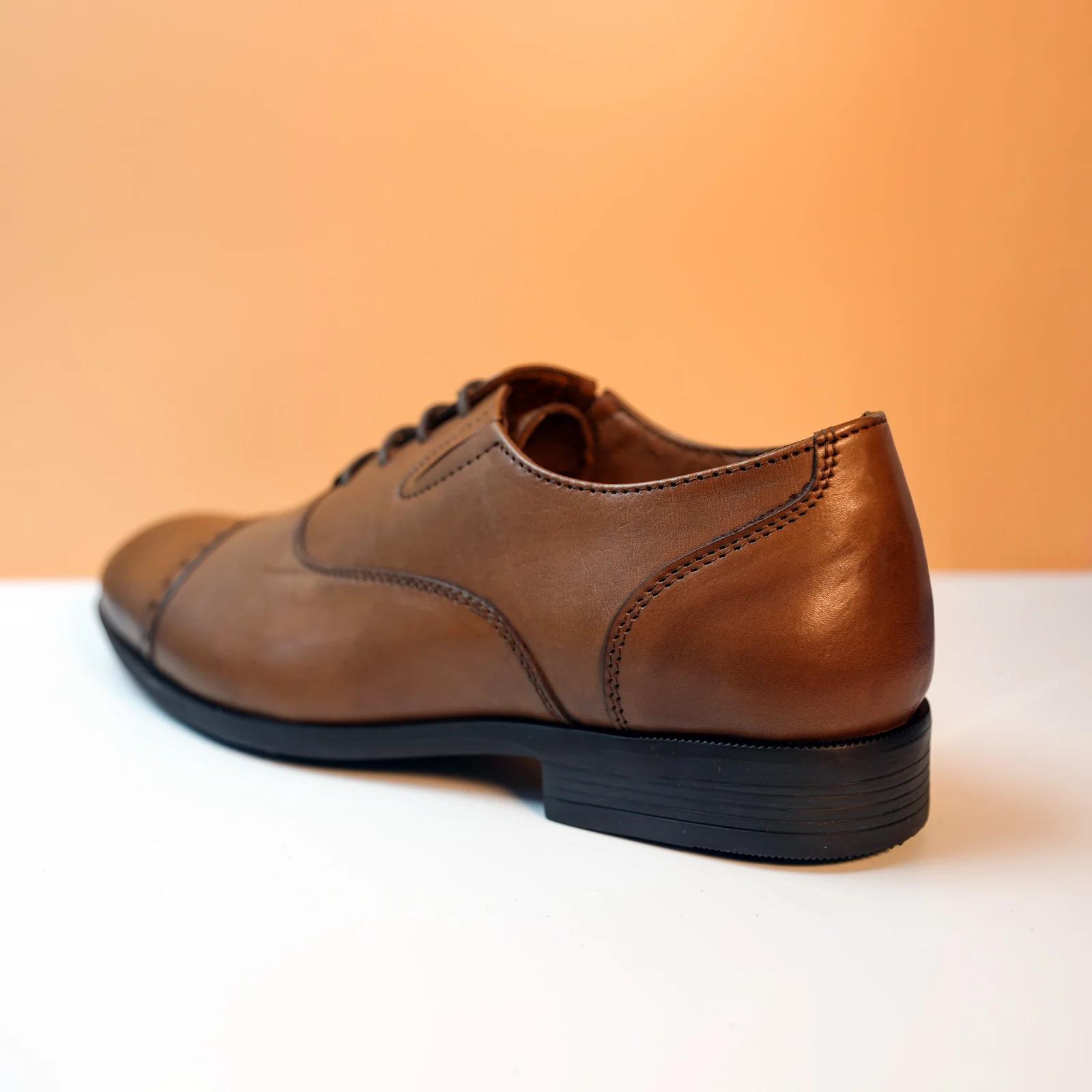 Men's Genuine Leather Brogue Oxford Shoes GS120