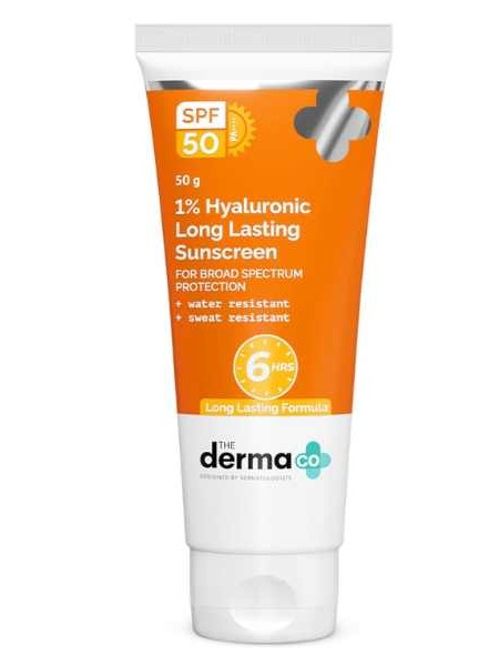 The Derma Co. 1% Hyaluronic Long Lasting Sunscreen, 50gm (8904417311662