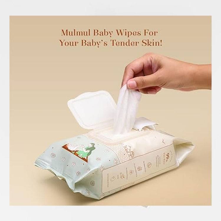 Baby Forest Mulmul Baby Ultra-soft Water-based Wipes 72Pcs