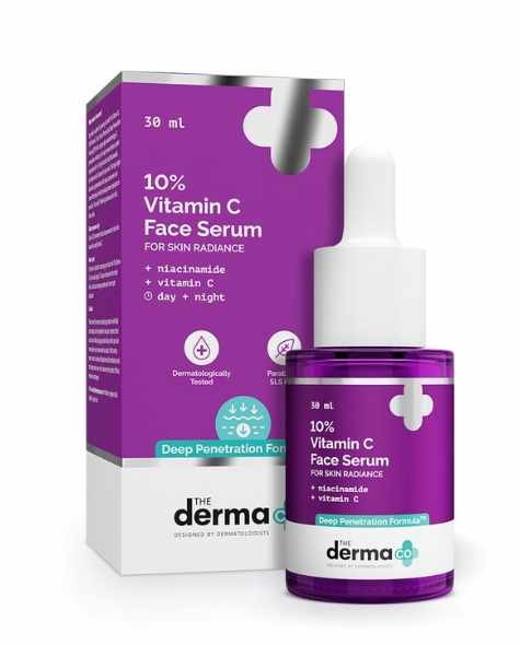 The Derma Co. 10% Vitamin C Face Serum, 30ml (8906087775607)