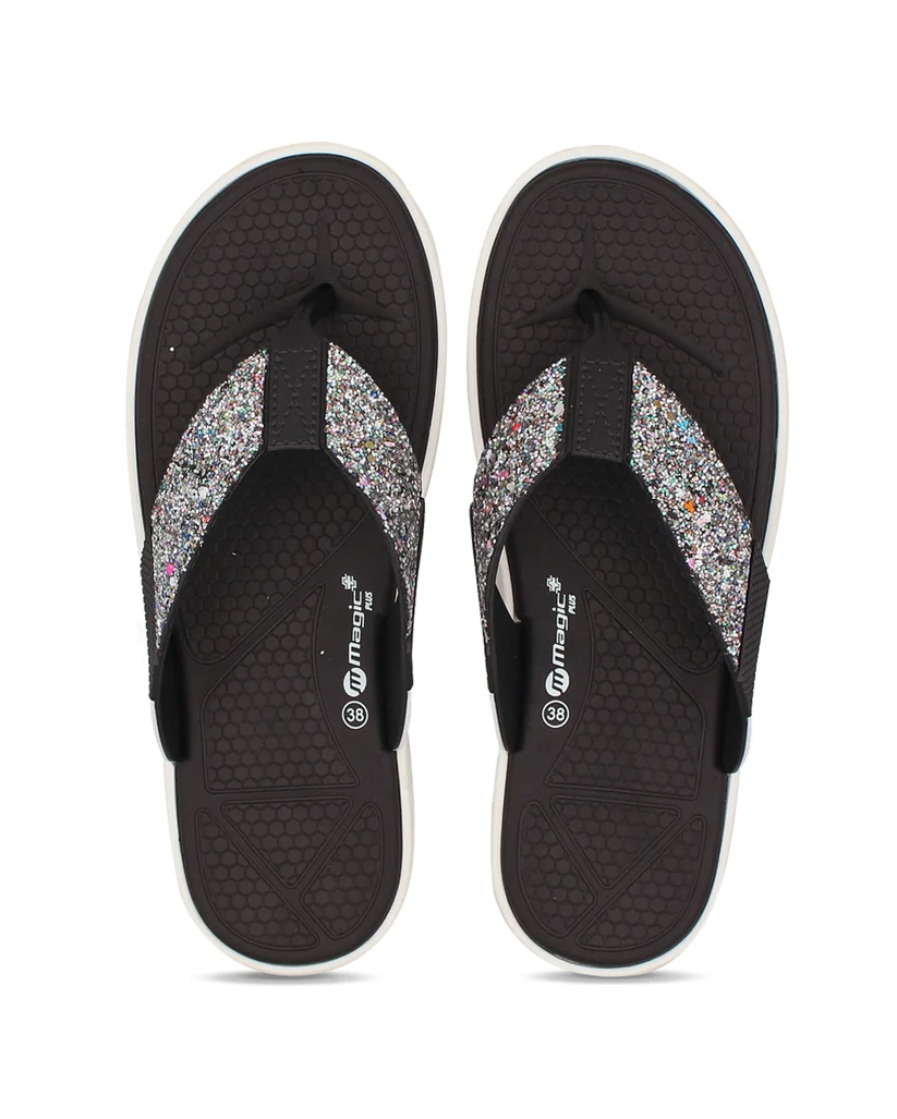 Doctor Sole Magic+ Women V-Shape Flipflop – EVA Lightweight Toe Post Slippers