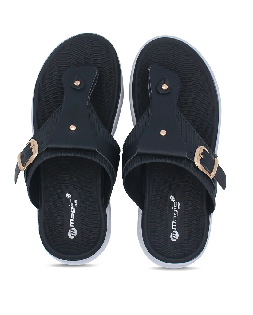 Doctor Sole Magic+ Women's Orthopedic Flip Flops with Adjustable Buckle – Lightweight Comfort Thong Sandals for Daily Wear