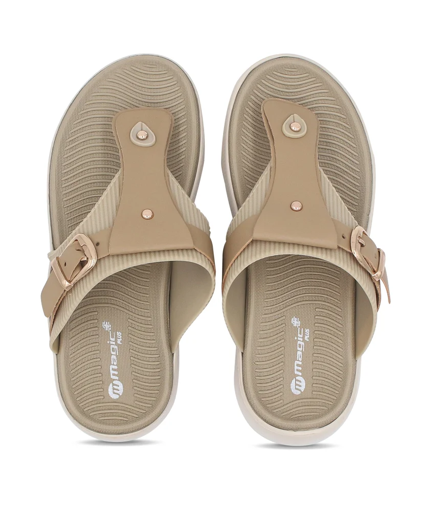 Doctor Sole Magic+ Women's Orthopedic Flip Flops with Adjustable Buckle – Lightweight Comfort Thong Sandals for Daily Wear