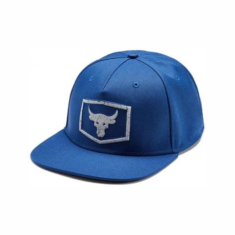 UA Project Rock Strength Flat Brim Cap