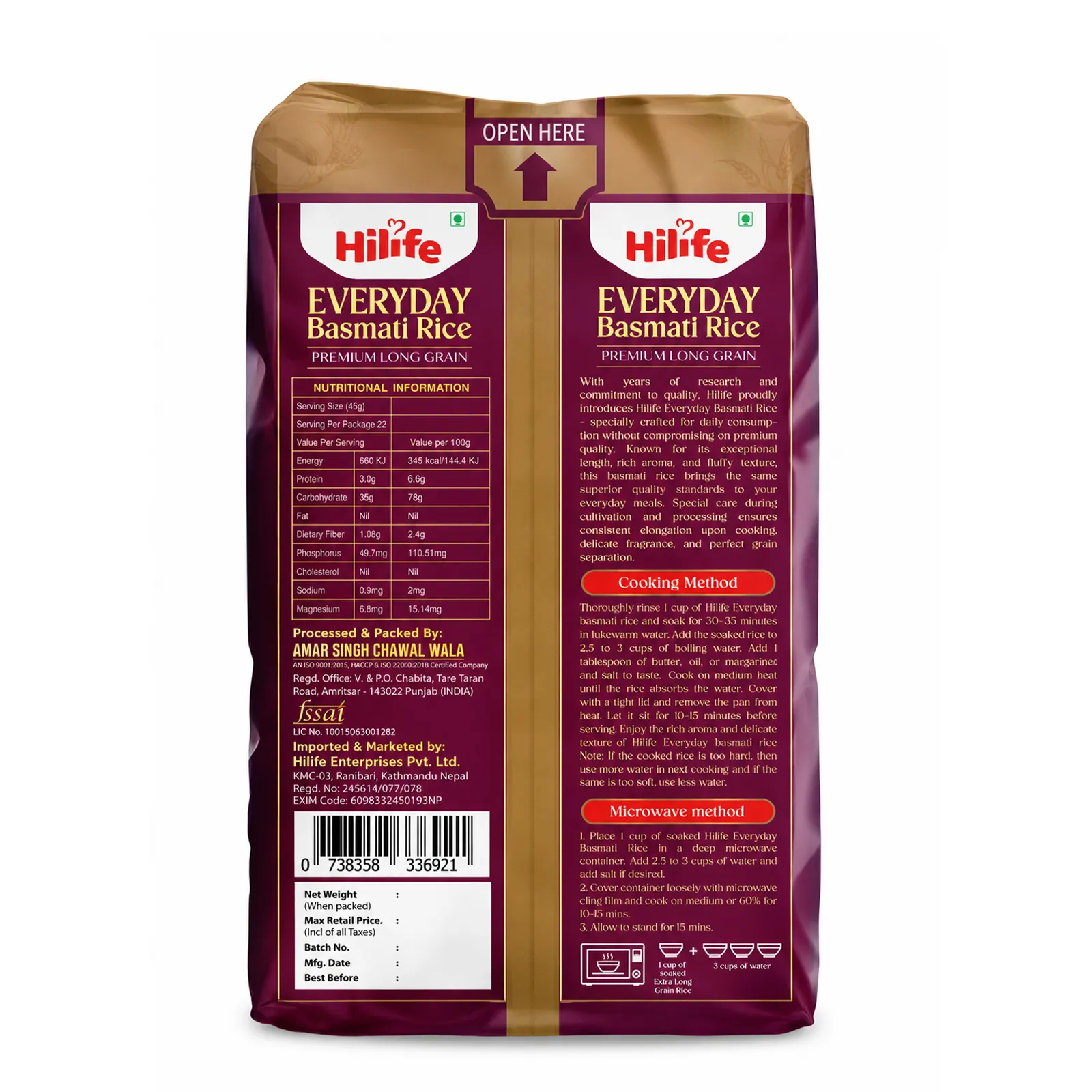 Hilife Everyday Basmati Rice