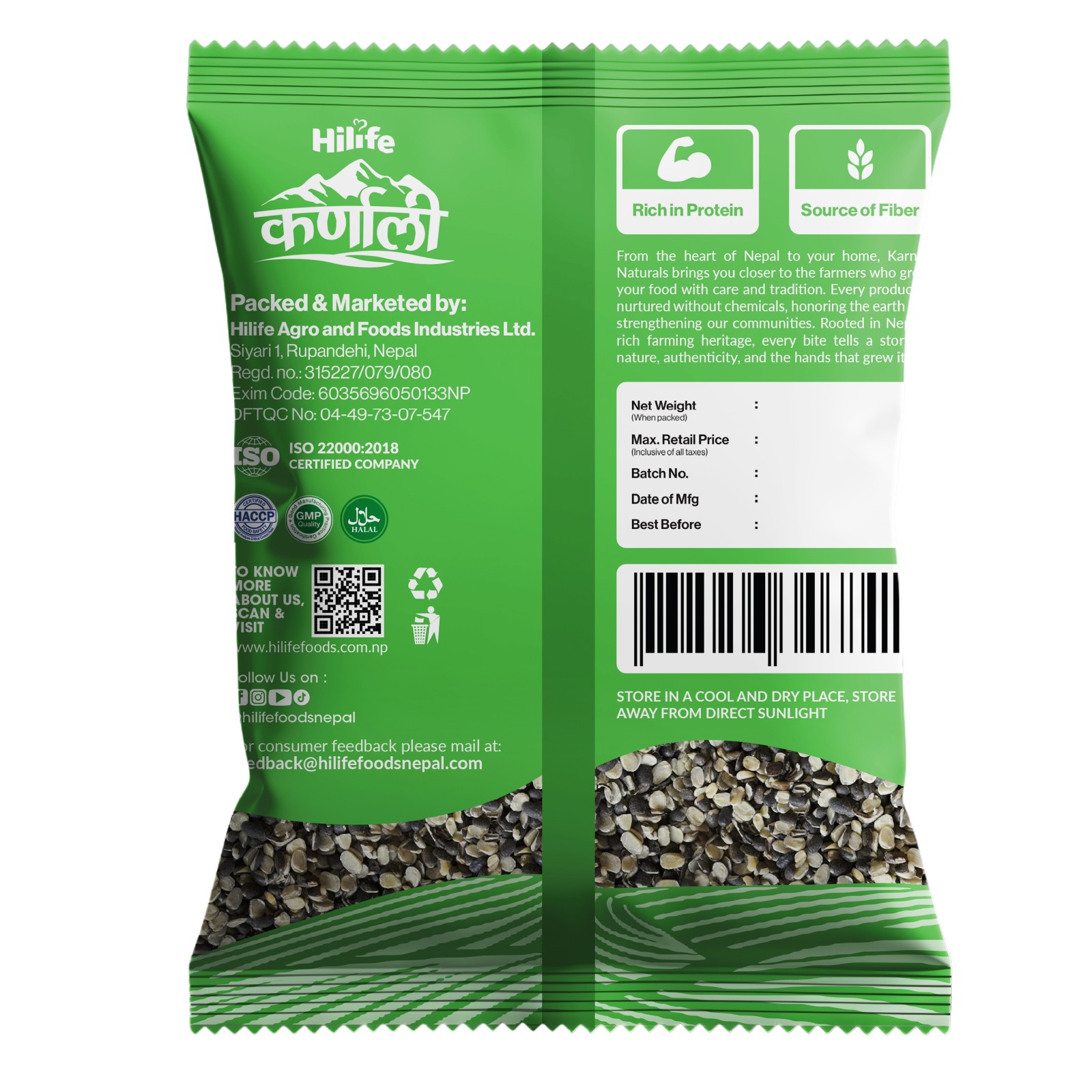 Hilife Karnali Mass Dal 1KG