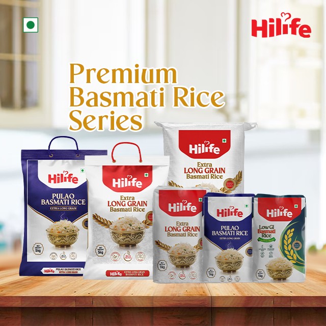 Hilife Extra Long Grain Basmati Rice 1kg | Nepal No's one Basmati Rice