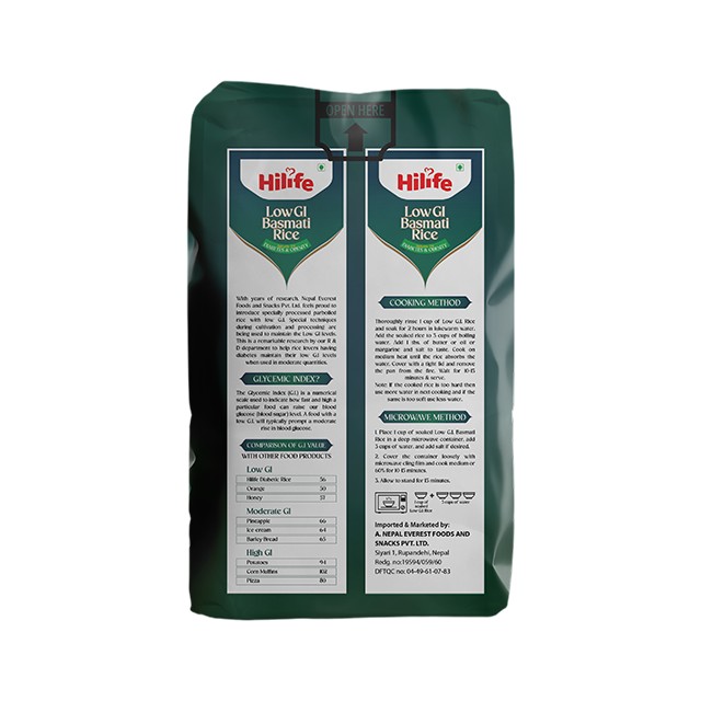 Hilife Low GI Rice 1kg