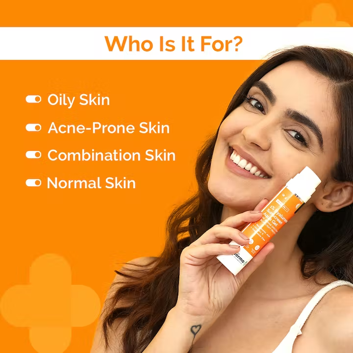 The Derma Co. 1% Hyaluronic Sunscreen Aqua Gel, 50gm (8906087775713)