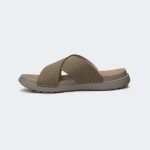 CRUZ 310SK -Olive Slides for Men -Caliber Shoes Nepal
