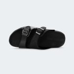 LUMEN 314SN -Black Slides For Men -Caliber Shoes Nepal