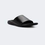 VESPER 315SN -Black Slides For Men -Caliber Shoes Nepal