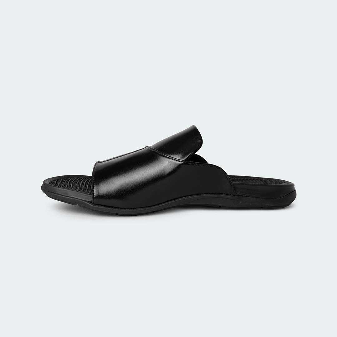 LUCENT 318SN – BLACK Slides For Men – Caliber Shoes Nepal