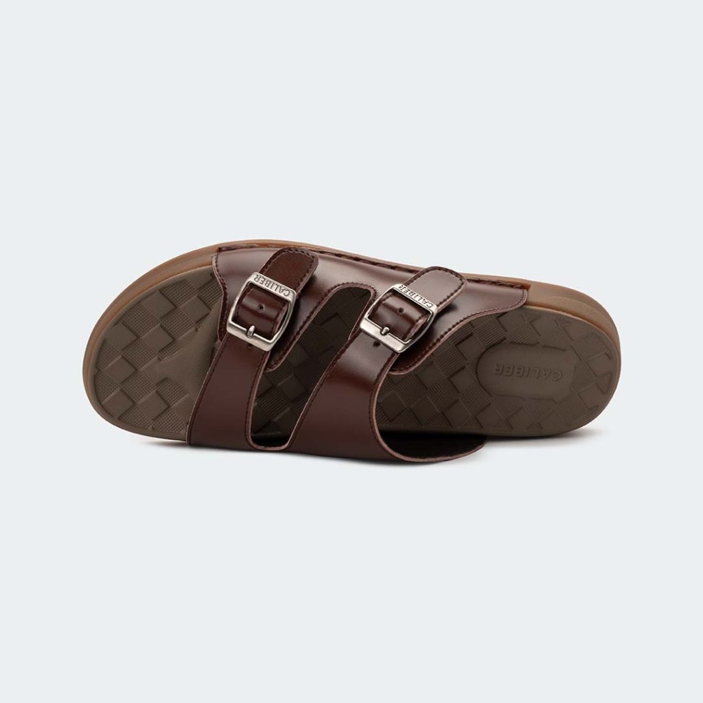 AVENUE 319SN – Coffee Slides For Men – Caliber Shoes Nepal