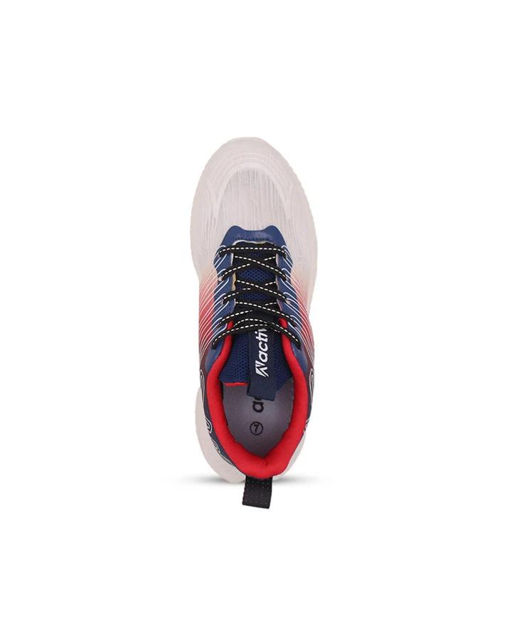 Navy Blue Lace-Up Sneakers - Men's Casual Sport Shoes