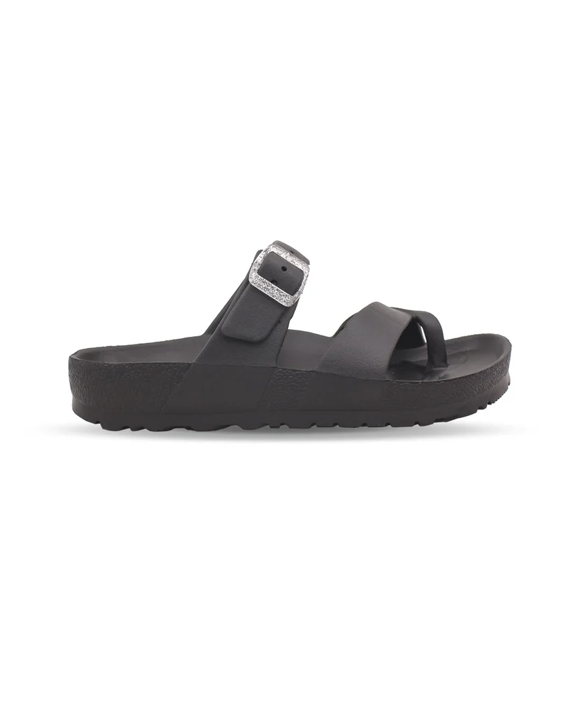 Women’s EVA Buckle Slides – Lightweight Waterproof Slip-On Sandals