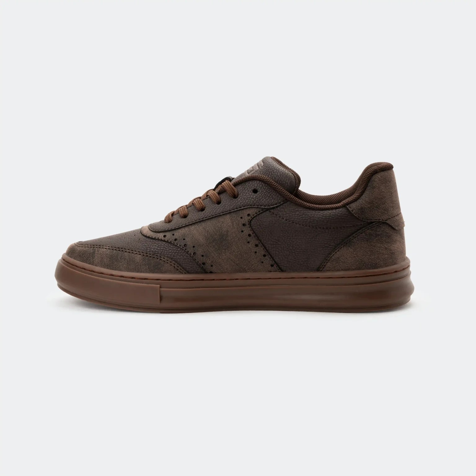 AUREO 574R – Coffee Casual Sneakers For Men – Caliber Shoes Nepal
