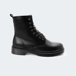 ALFRED 468 C -Black Lace Up Boots For Men -Caliber Shoes Nepal