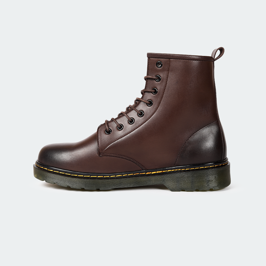 ALFRED 468 C -Coffee Lace Up Boots For Men -Caliber Shoes Nepal