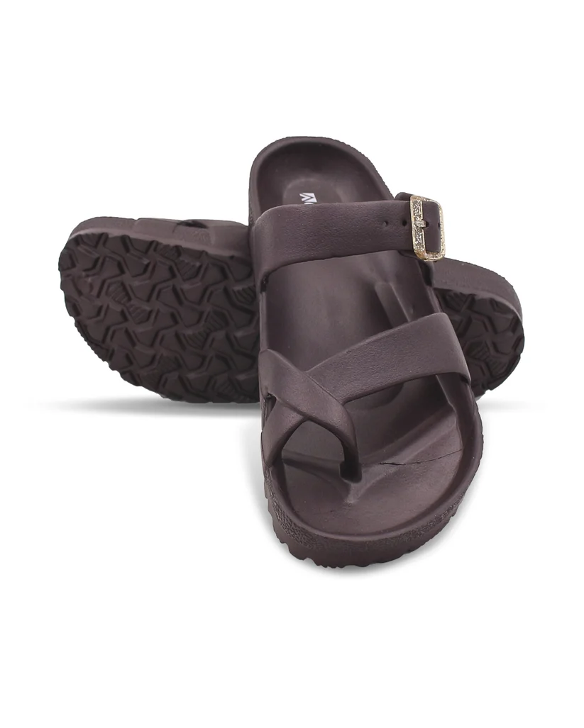 Women’s EVA Buckle Slides – Lightweight Waterproof Slip-On Sandals
