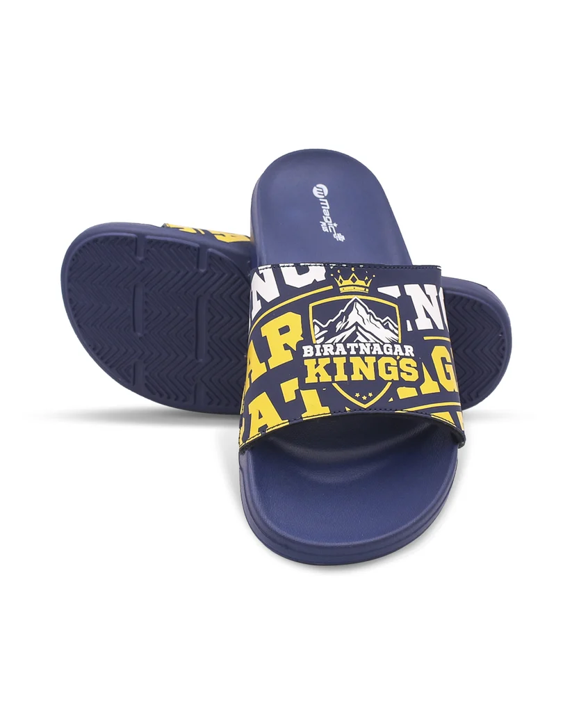 Birat Kings Magic+ Men’s Slides – Official NPL Supporter Slip-Ons (EVA Comfort)