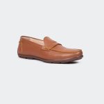 OAK 533G -Brown Penny Formal Shoes For Men -Caliber Shoes Nepal