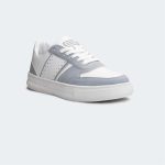 JULIO 563R.W -White/Blue Casual Sneakers For Women -Caliber Shoes Nepal