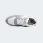 JULIO 563R.W -White/Blue Casual Sneakers For Women -Caliber Shoes Nepal