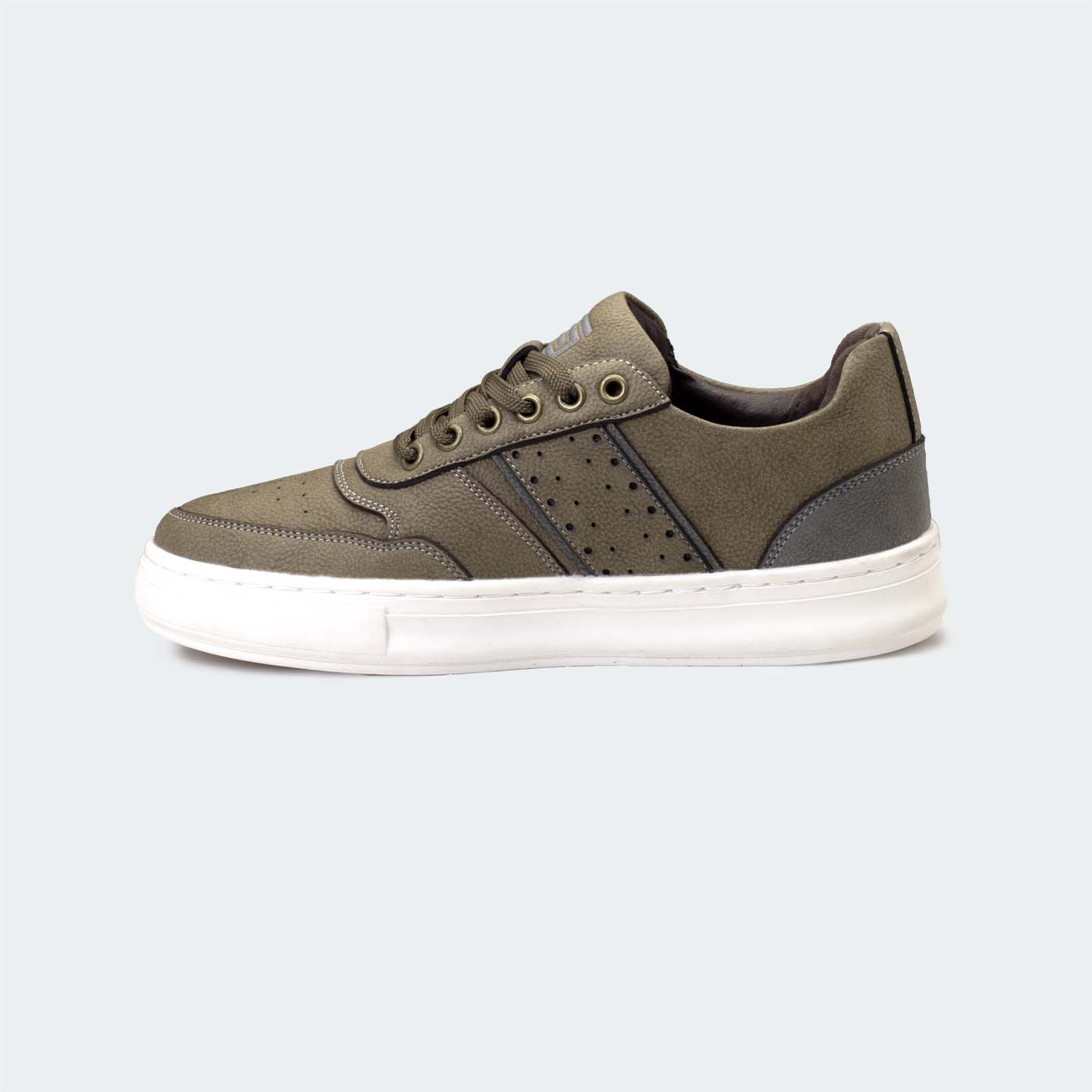 JULIO 563SK.M -Olive Casual Sneakers For Men -Caliber Shoes Nepal