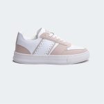 JULIO 563.W -Light Pink Casual Sneakers For Women -Caliber Shoes Nepal