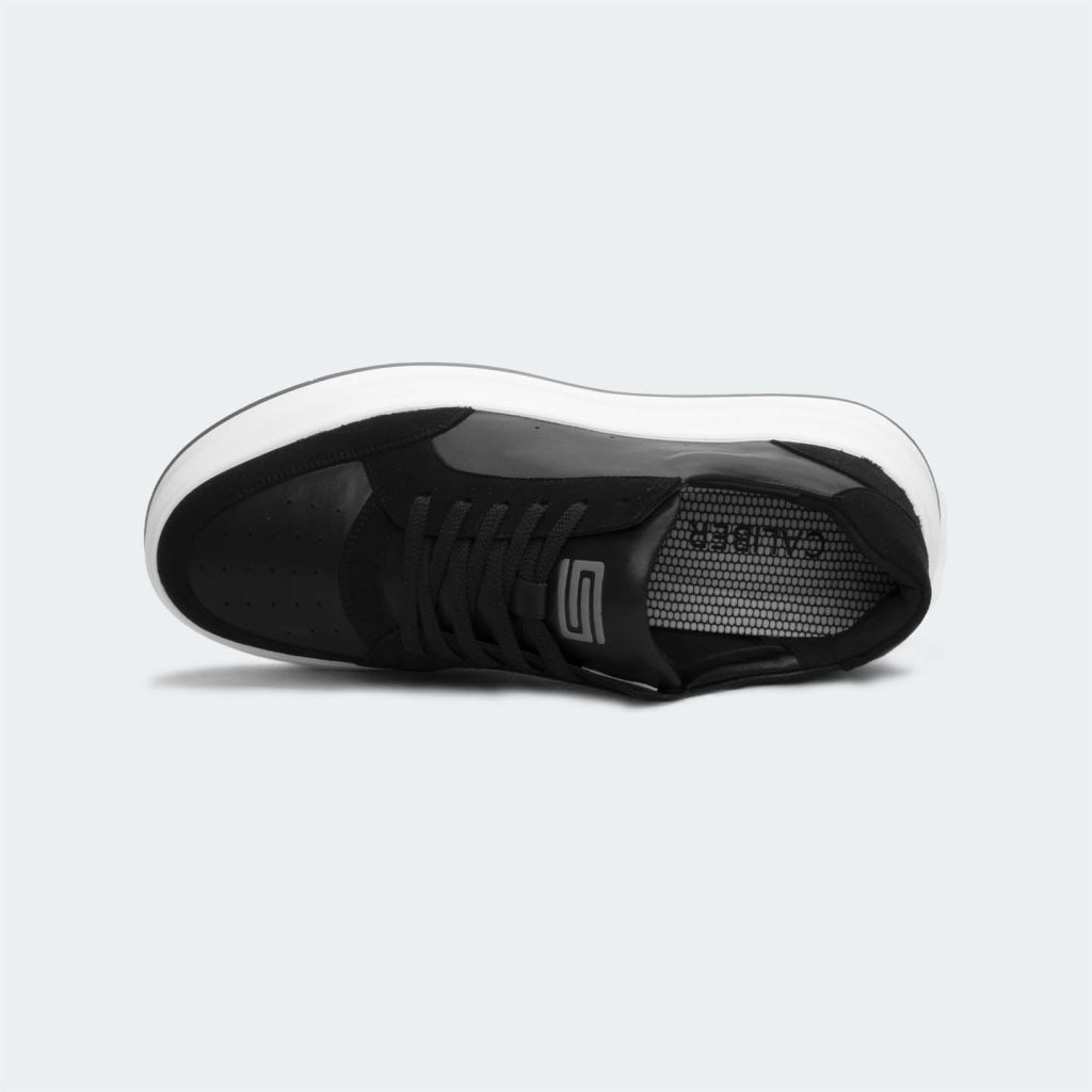 TYLER 565SR -Black Casual Sneakers For Men -Caliber Shoes Nepal