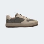 LEXOR 576G.W -Fossil/Cream Casual Sneakers For Women -Caliber Shoes Nepal