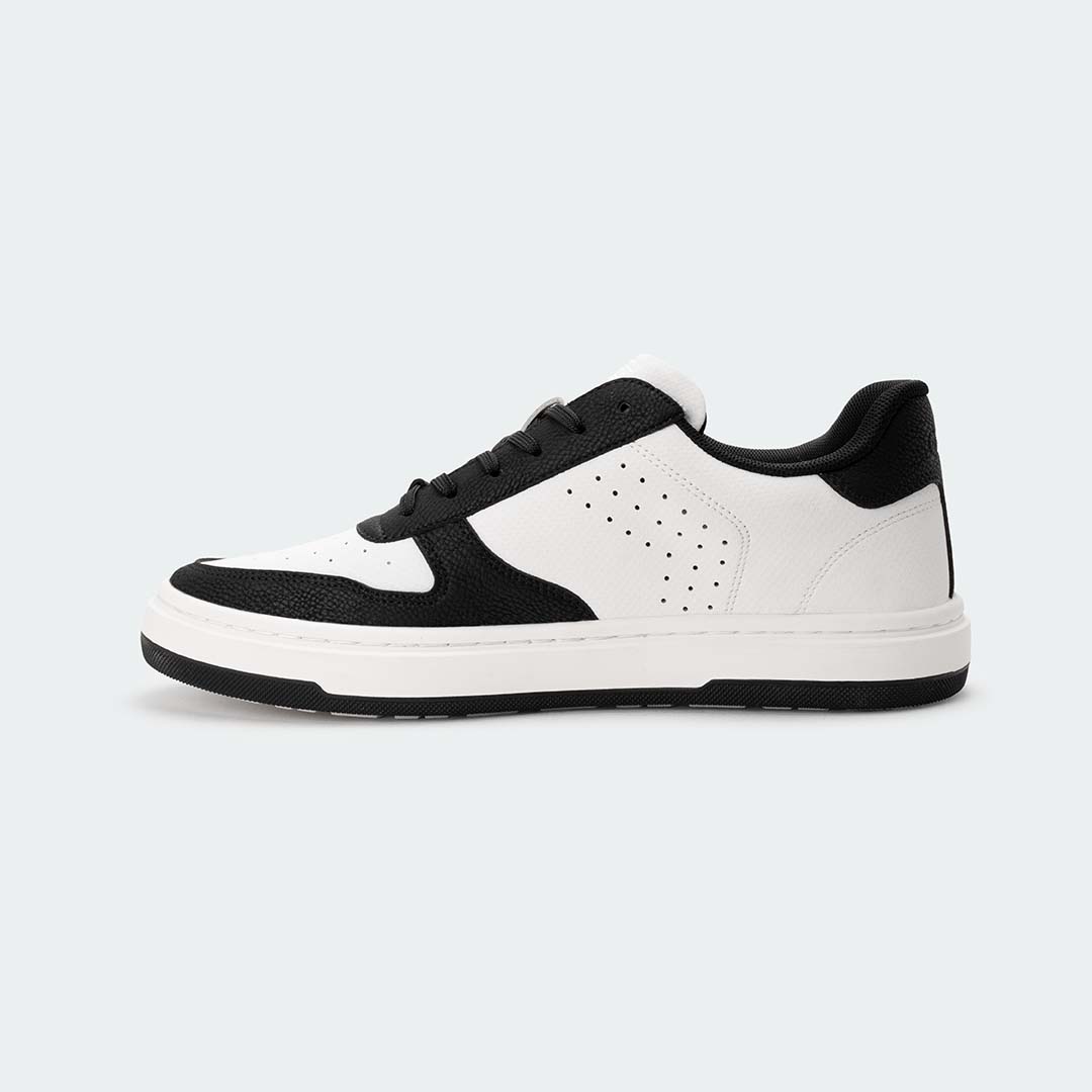 LEXOR 576SK -Black and White Casual Sneakers For Men -Caliber Shoes Nepal