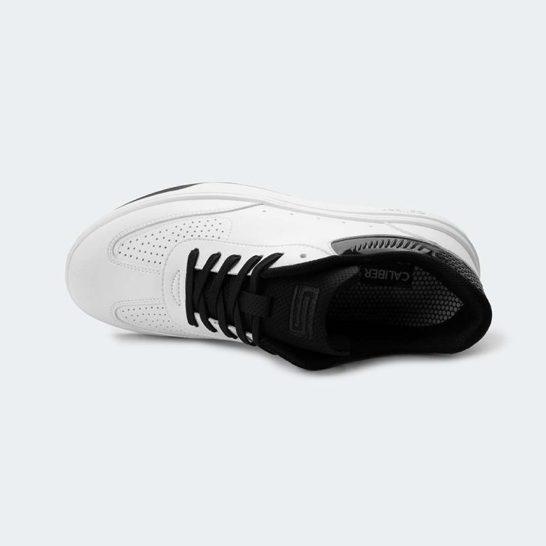 NOVA 578C -White/Black Casual Sneakers For Men -Caliber Shoes Nepal