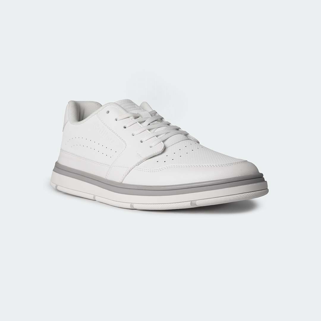 CARBON 579C -White Casual Sneakers For Men – Caliber Shoes Nepal