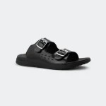 ELVARO 321SN – Black Slides For Men – Caliber Shoes Nepal
