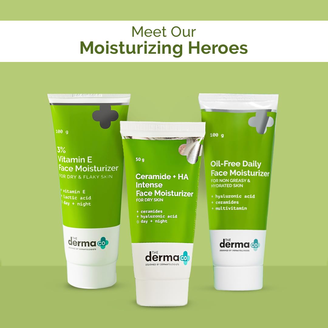 The Derma Co. 5% Propylene Oil-Free Moisturizer with Propylene Glycol & Hyaluronic Acid, 100gm (8904417311297)