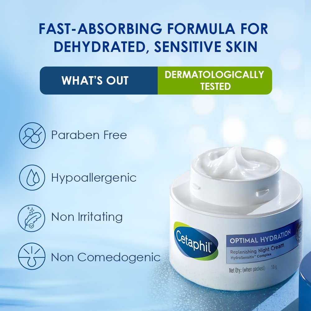 Cetaphile optimal Hydration Replenishing Night Cream,50gm
