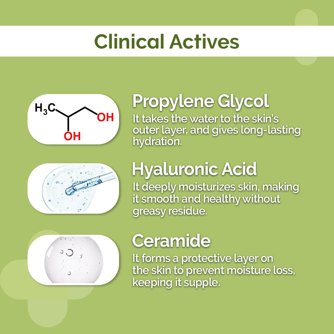 The Derma Co. 5% Propylene Oil-Free Moisturizer with Propylene Glycol & Hyaluronic Acid, 100gm (8904417311297)