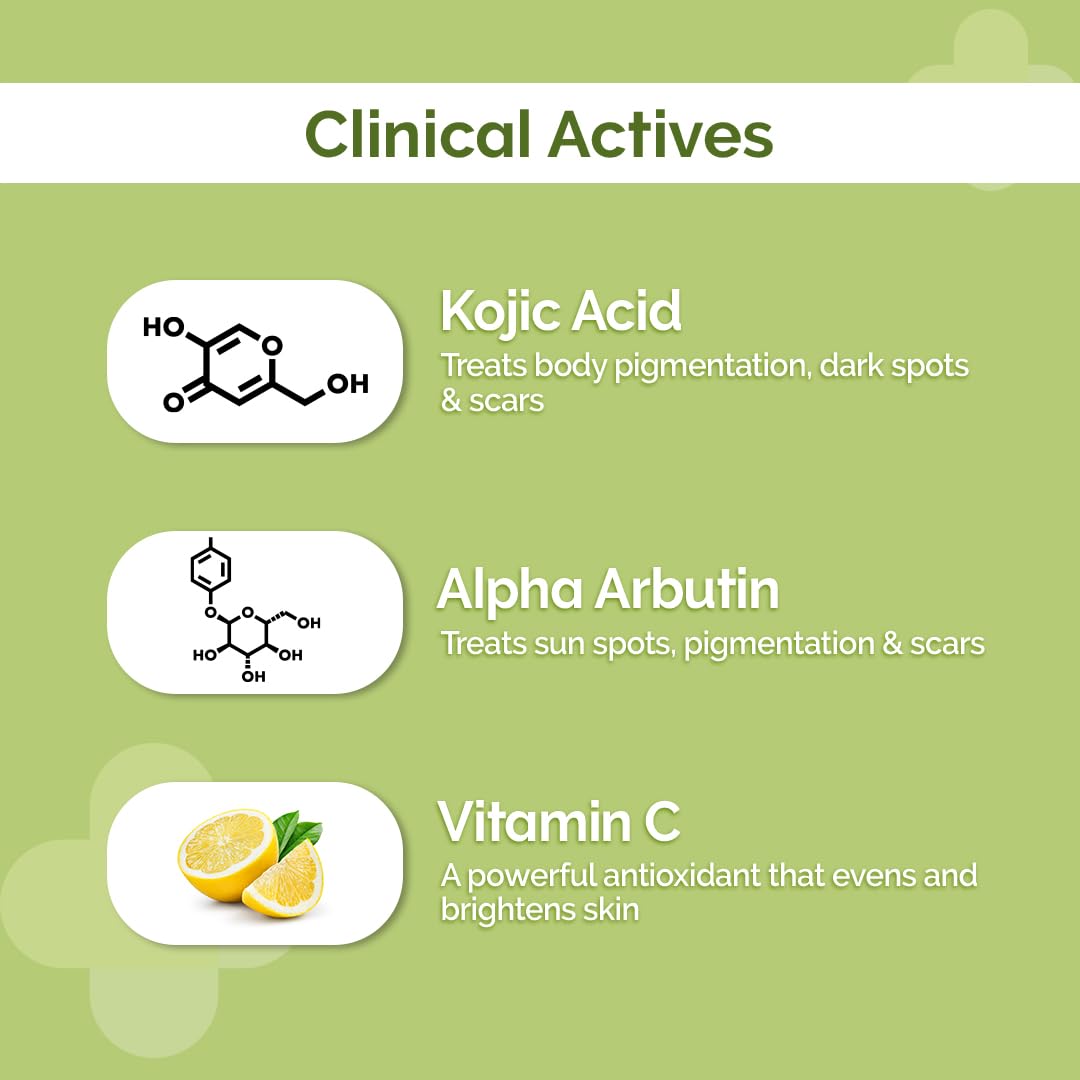 The Derma Co. 1% Kojic Acid Daily Glow Body Serum-Lotion For Skin Radiance, 250ml (8904417301632)
