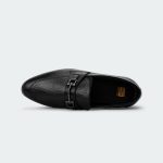 NOIR B685 -Black Formal Shoes For Men -Caliber Shoes Nepal