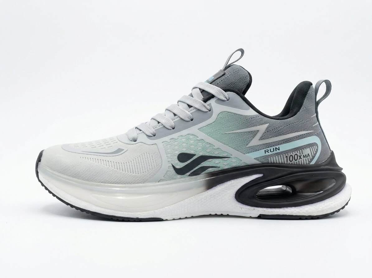 Run Shoes Men’s Light Grey Sneakers(7161)
